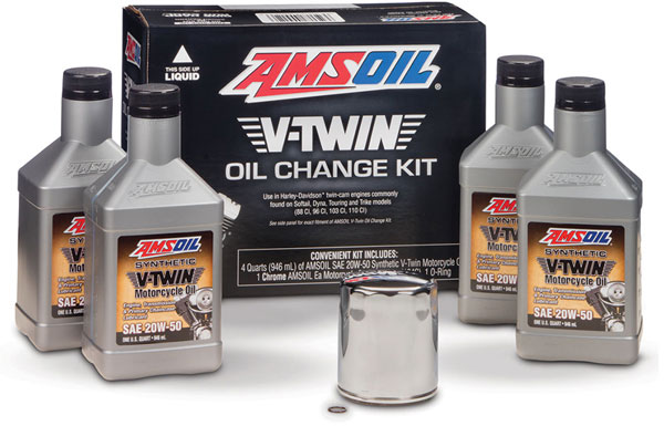 AMSOIL SAE 20W-50 Synthetic V-Twin Motorcycle Oil